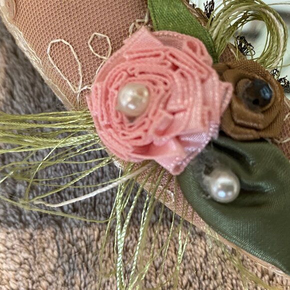 Vintage Wayne M. Kleski Vanity Mirror Wall or Tray Victorian Style - Picture 4 of 8